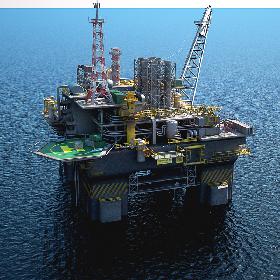 Oil rig platform P-51(1)